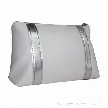 Cosmetic Bag, Made of PU, Available in Various Sizes and Colors